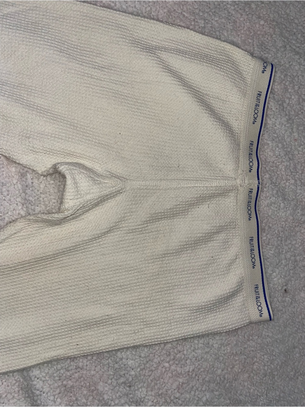 Boy’s Thermal Long Johns - White